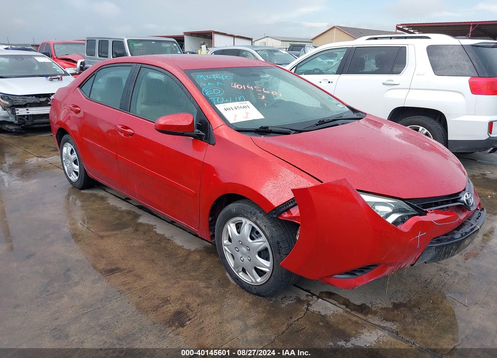 2015 TOYOTA COROLLA LE VIN: 5YFBURHE5FP224526