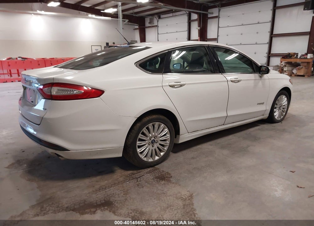 2013 FORD FUSION HYBRID SE VIN: 3FA6P0LU3DR165766