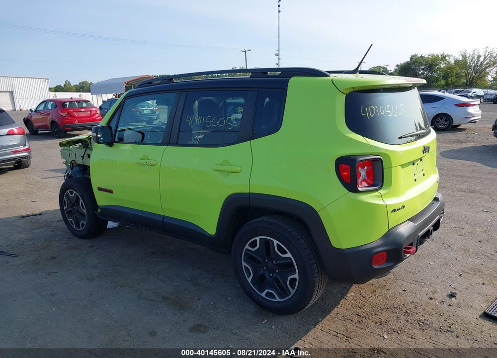 2017 JEEP RENEGADE TRAILHAWK 4X4 VIN: ZACCJBCB5HPG54811
