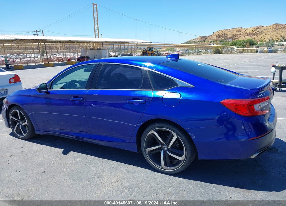 2019 HONDA ACCORD SPORT VIN: 1HGCV1F33KA101411