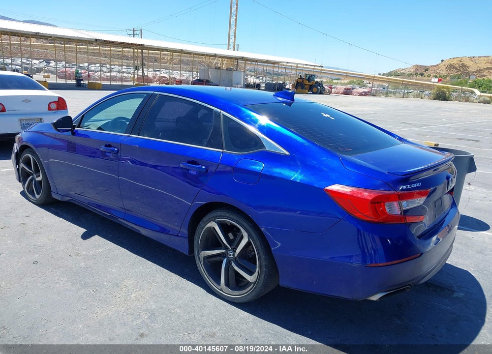 2019 HONDA ACCORD SPORT VIN: 1HGCV1F33KA101411