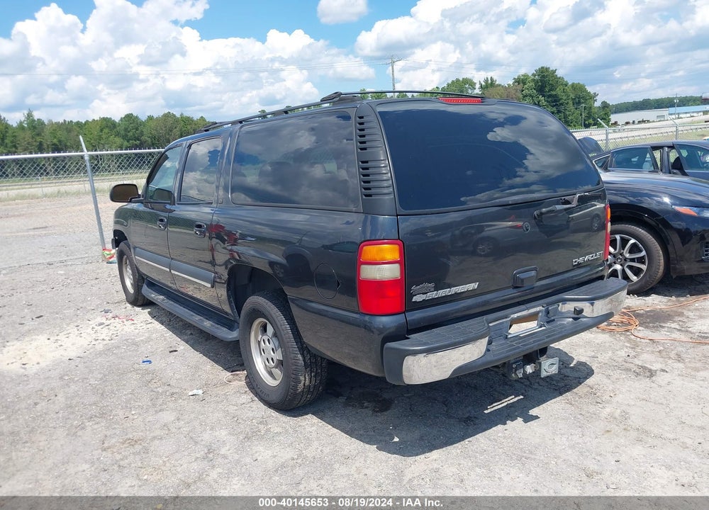 2003 CHEVROLET SUBURBAN 1500 LT VIN: 3GNEC16Z03G259846