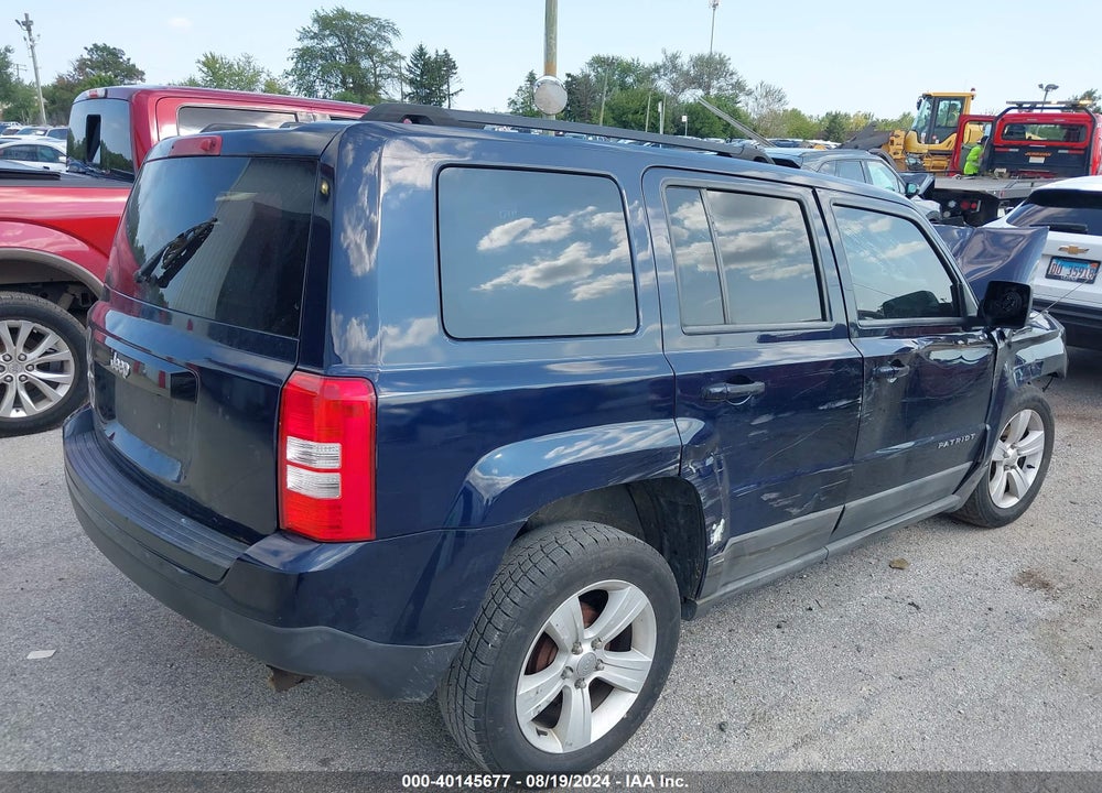 2011 JEEP PATRIOT SPORT VIN: 1J4NT1GA3BD125839