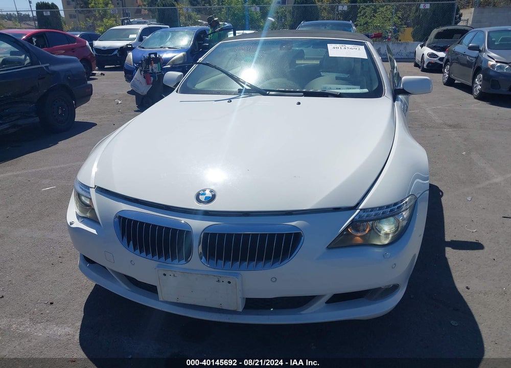 2008 BMW 650I VIN: WBAEB53538CX58006