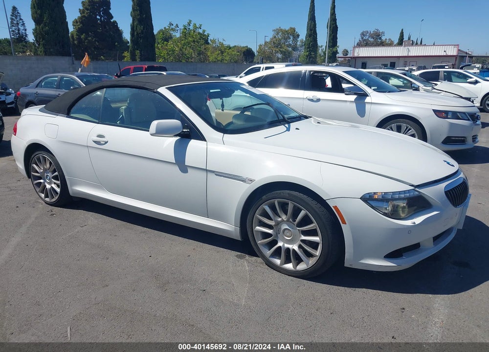 2008 BMW 650I VIN: WBAEB53538CX58006