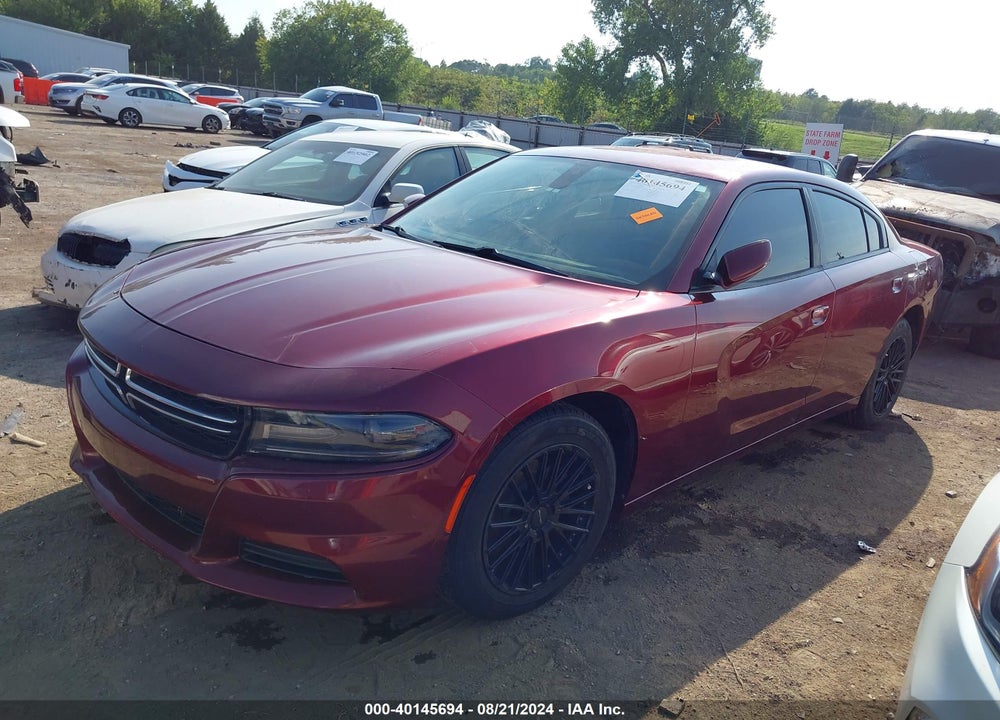 2019 DODGE CHARGER SXT RWD VIN: 2C3CDXBG1KH522935