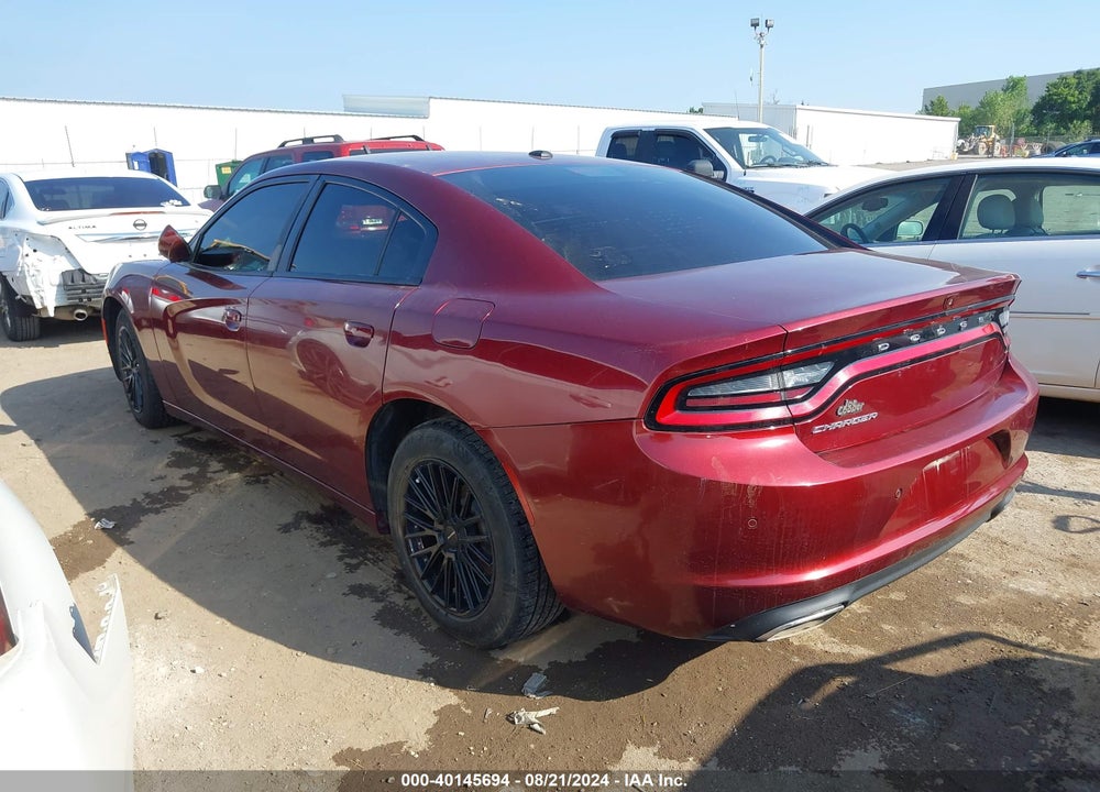 2019 DODGE CHARGER SXT RWD VIN: 2C3CDXBG1KH522935