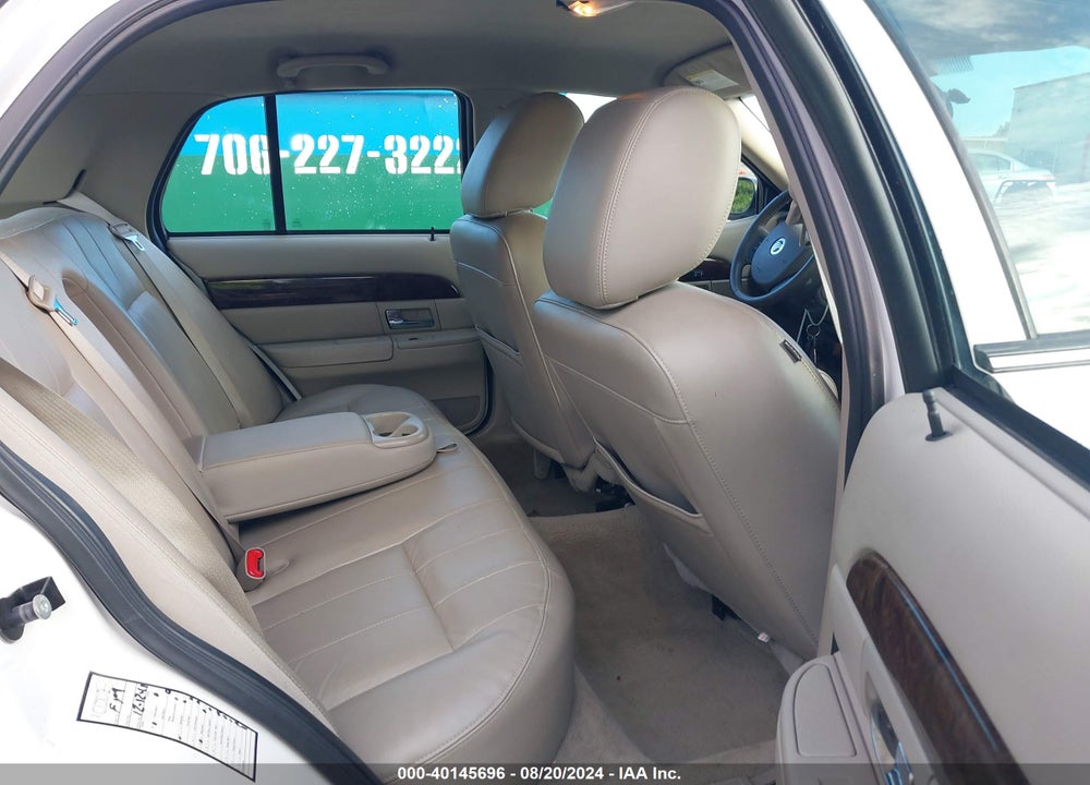 2011 MERCURY GRAND MARQUIS LS (FLEET ONLY) VIN: 2MEBM7FV9BX609048