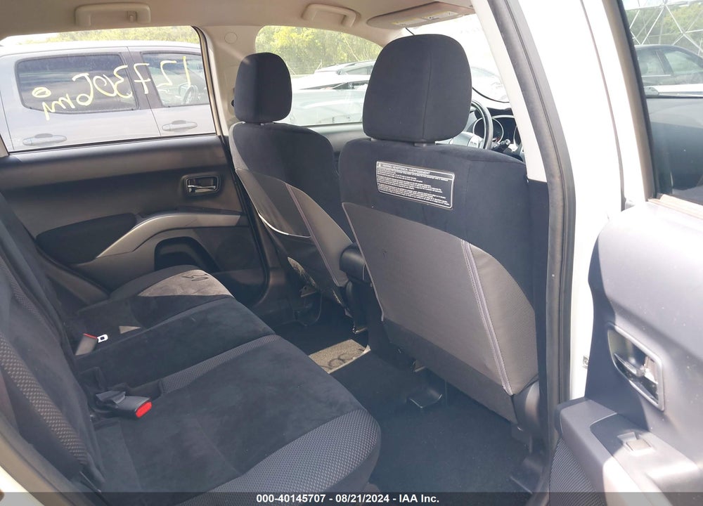 2010 MITSUBISHI OUTLANDER ES VIN: JA4AT2AW3AZ006263