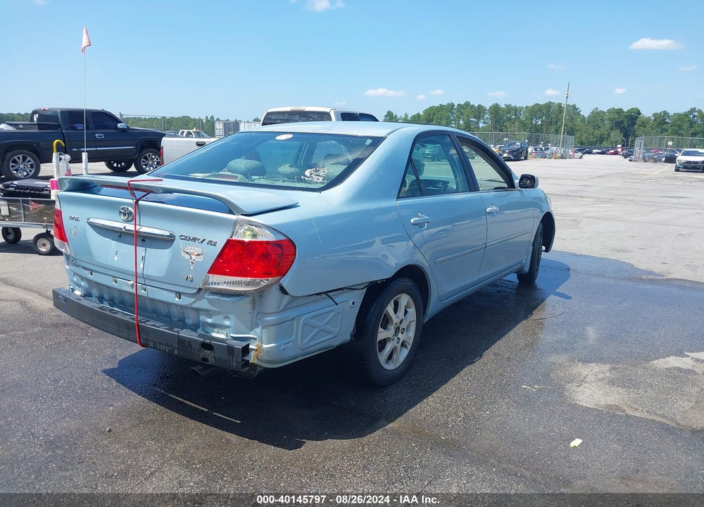 2005 TOYOTA CAMRY VIN: 4T1BF30K45U595666
