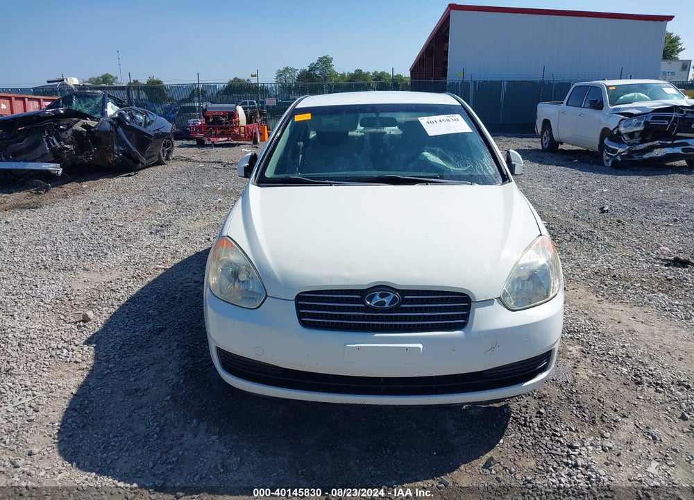 2007 HYUNDAI ACCENT GLS VIN: KMHCN46C87U128377
