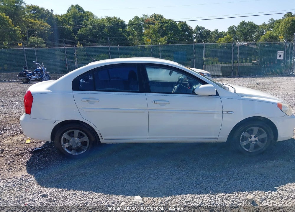 2007 HYUNDAI ACCENT GLS VIN: KMHCN46C87U128377
