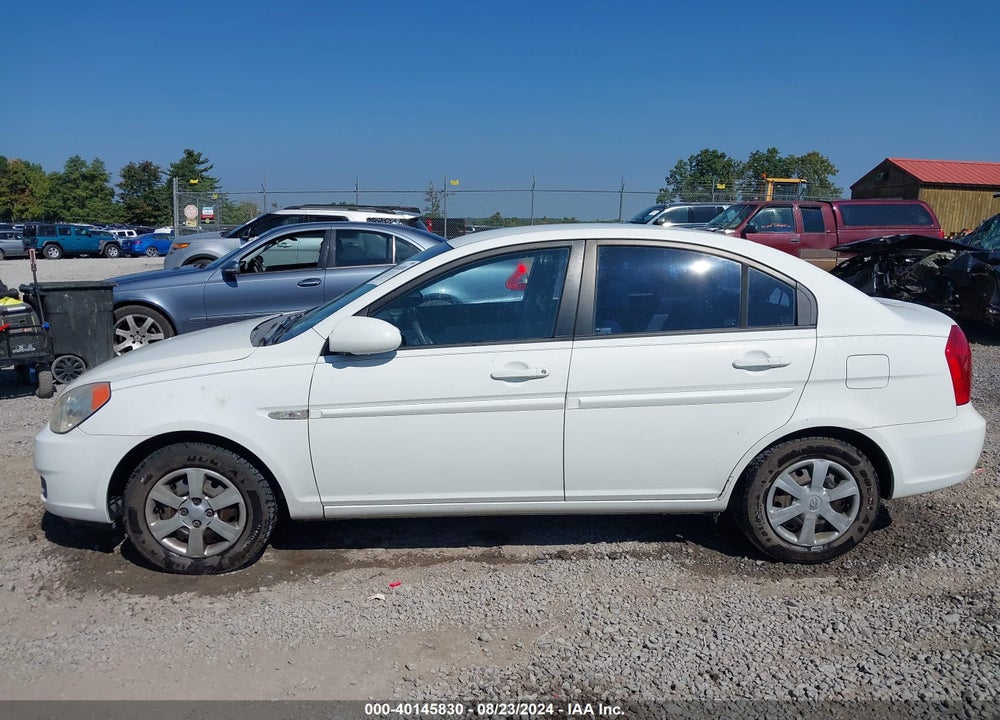 2007 HYUNDAI ACCENT GLS VIN: KMHCN46C87U128377