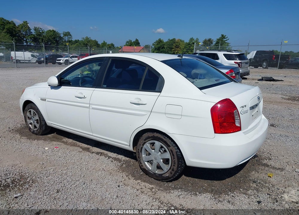 2007 HYUNDAI ACCENT GLS VIN: KMHCN46C87U128377
