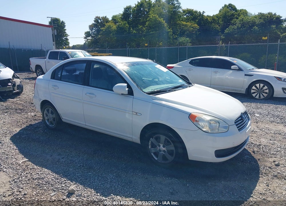 2007 HYUNDAI ACCENT GLS VIN: KMHCN46C87U128377