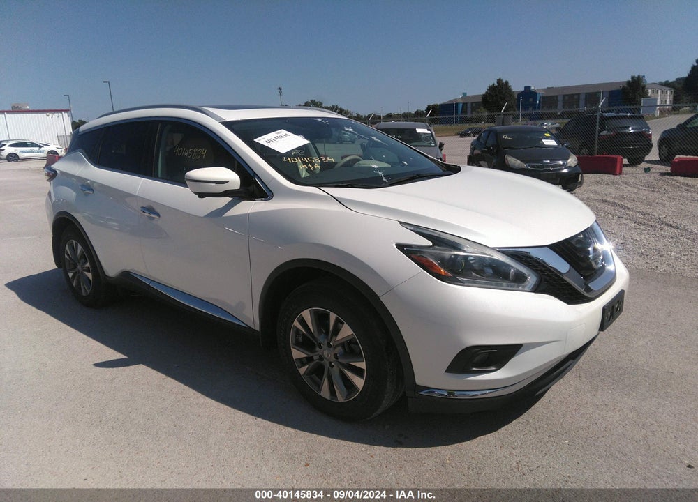 2018 NISSAN MURANO SL VIN: 5N1AZ2MH5JN189931