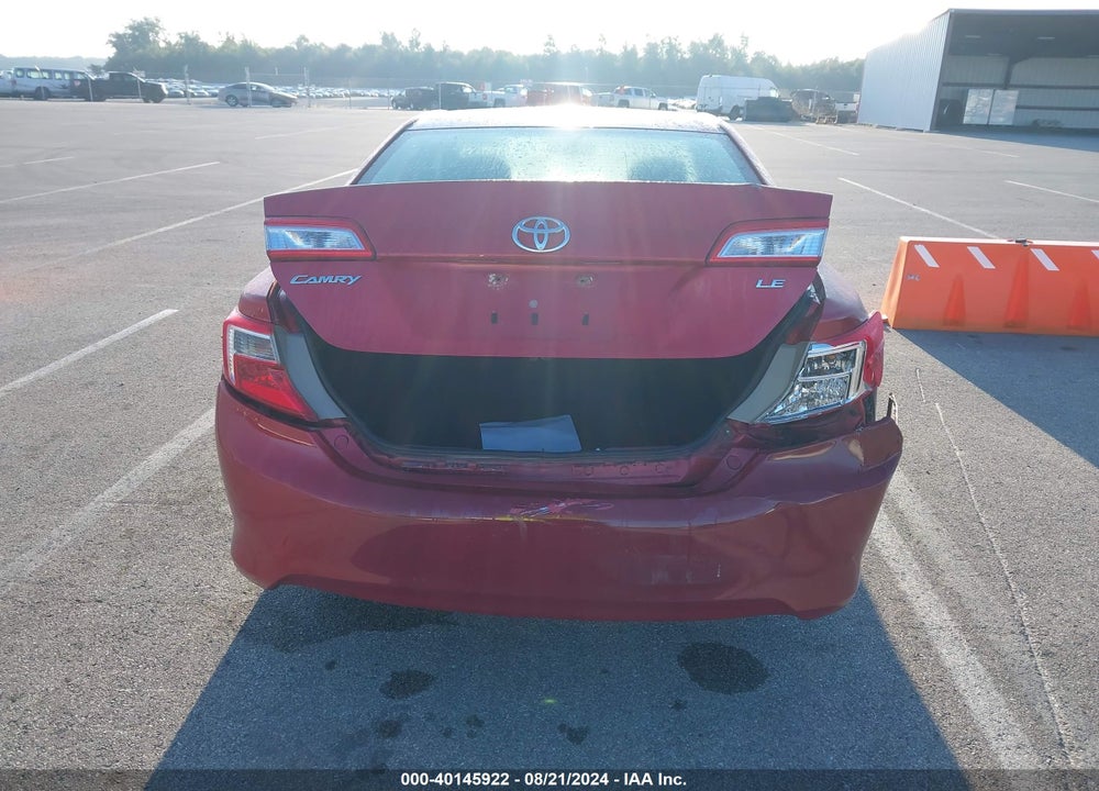2012 TOYOTA CAMRY LE VIN: 4T4BF1FK0CR183064