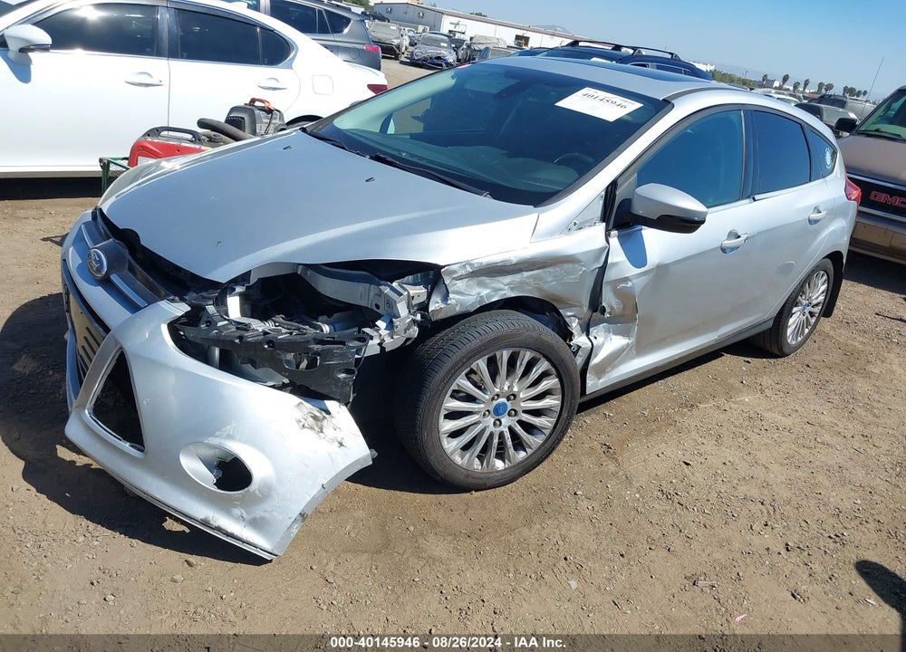 2012 FORD FOCUS TITANIUM VIN: 1FAHP3N28CL467900