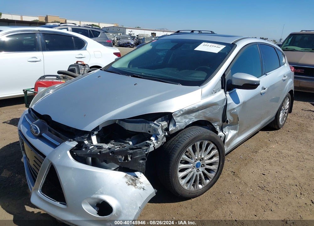 2012 FORD FOCUS TITANIUM VIN: 1FAHP3N28CL467900