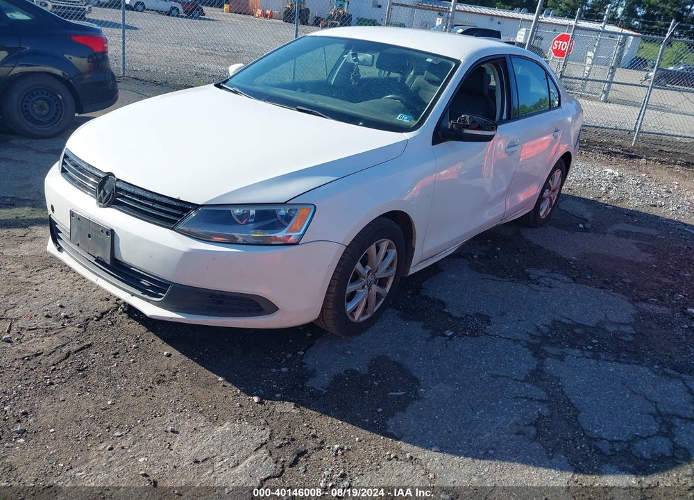 2012 VOLKSWAGEN JETTA 2.5L SE VIN: 3VWDP7AJ1CM384253
