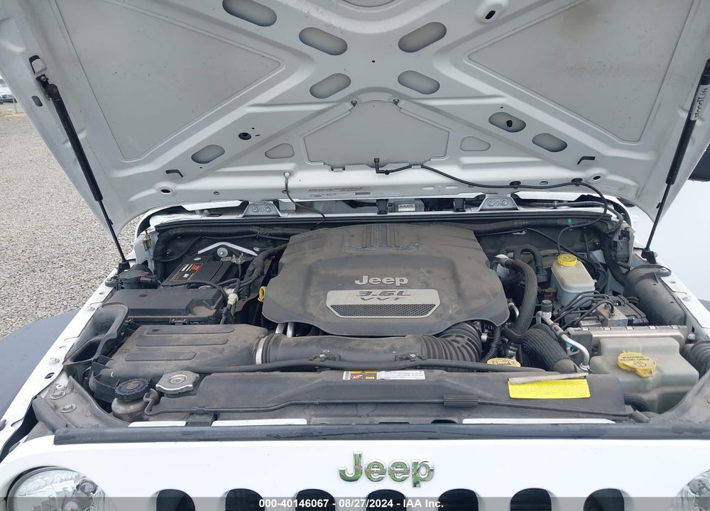 2012 JEEP WRANGLER SPORT VIN: 1C4AJWAGXCL247061