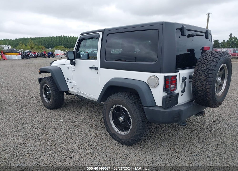 2012 JEEP WRANGLER SPORT VIN: 1C4AJWAGXCL247061