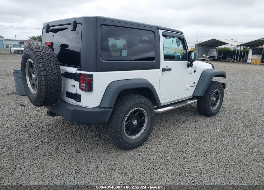 2012 JEEP WRANGLER SPORT VIN: 1C4AJWAGXCL247061
