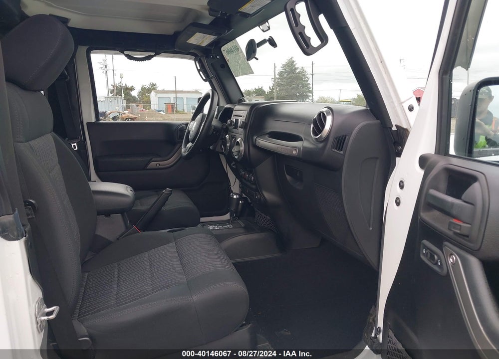 2012 JEEP WRANGLER SPORT VIN: 1C4AJWAGXCL247061
