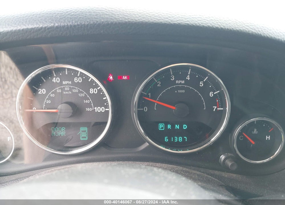 2012 JEEP WRANGLER SPORT VIN: 1C4AJWAGXCL247061