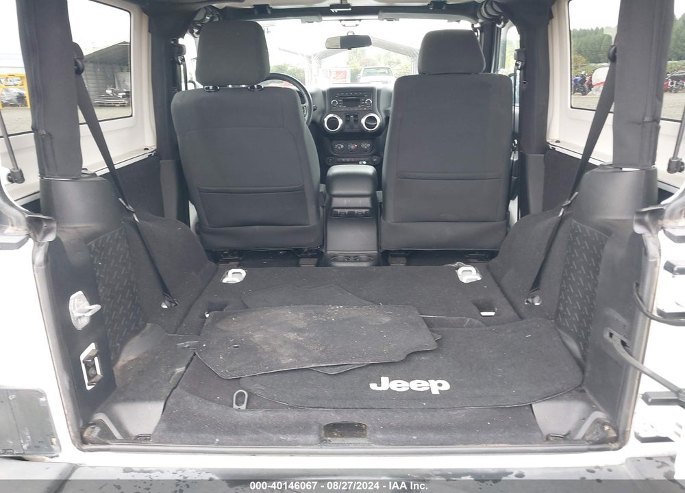 2012 JEEP WRANGLER SPORT VIN: 1C4AJWAGXCL247061