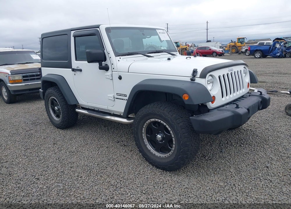 2012 JEEP WRANGLER SPORT VIN: 1C4AJWAGXCL247061