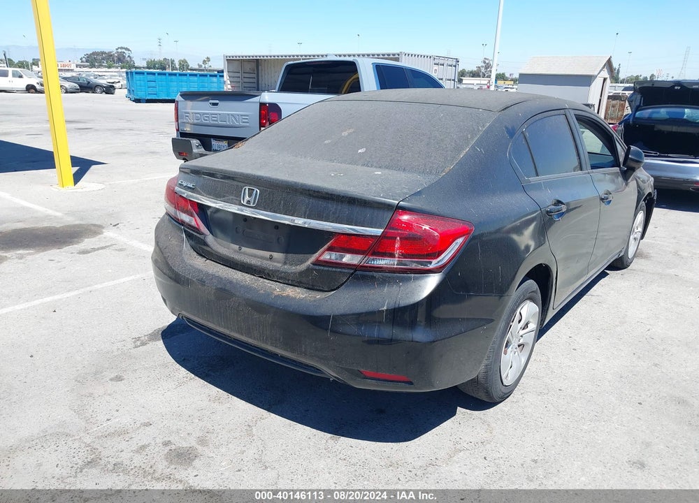2013 HONDA CIVIC LX VIN: 2HGFB2F50DH564401
