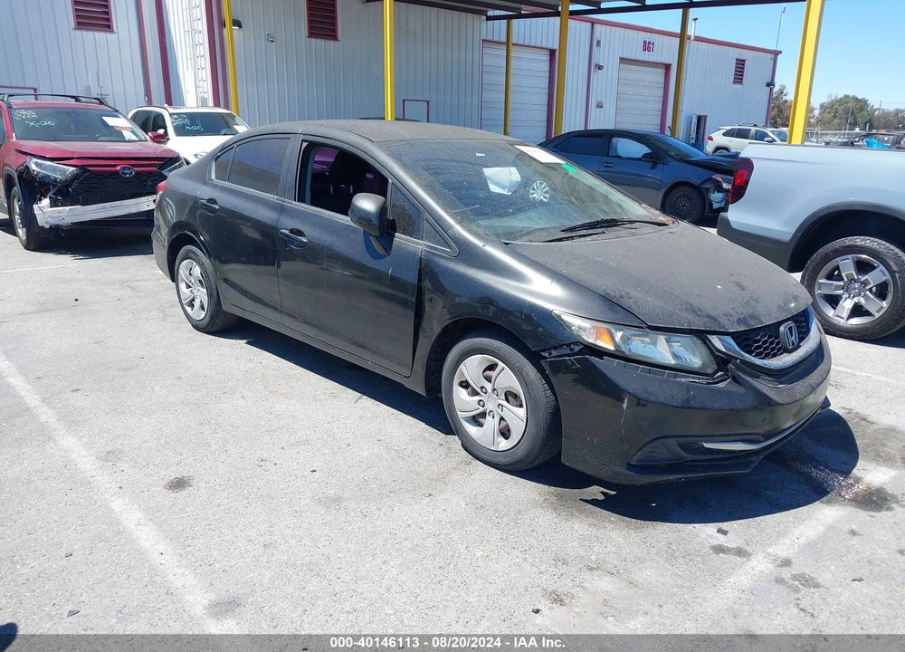 2013 HONDA CIVIC LX VIN: 2HGFB2F50DH564401