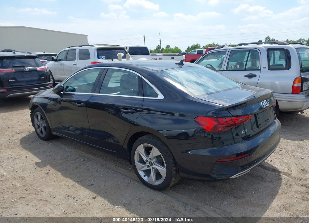 2023 AUDI A3 PREMIUM PLUS 40 TFSI FRONT-WHEEL DRIVE S TRONIC VIN: WAUBUDGY0PA037938