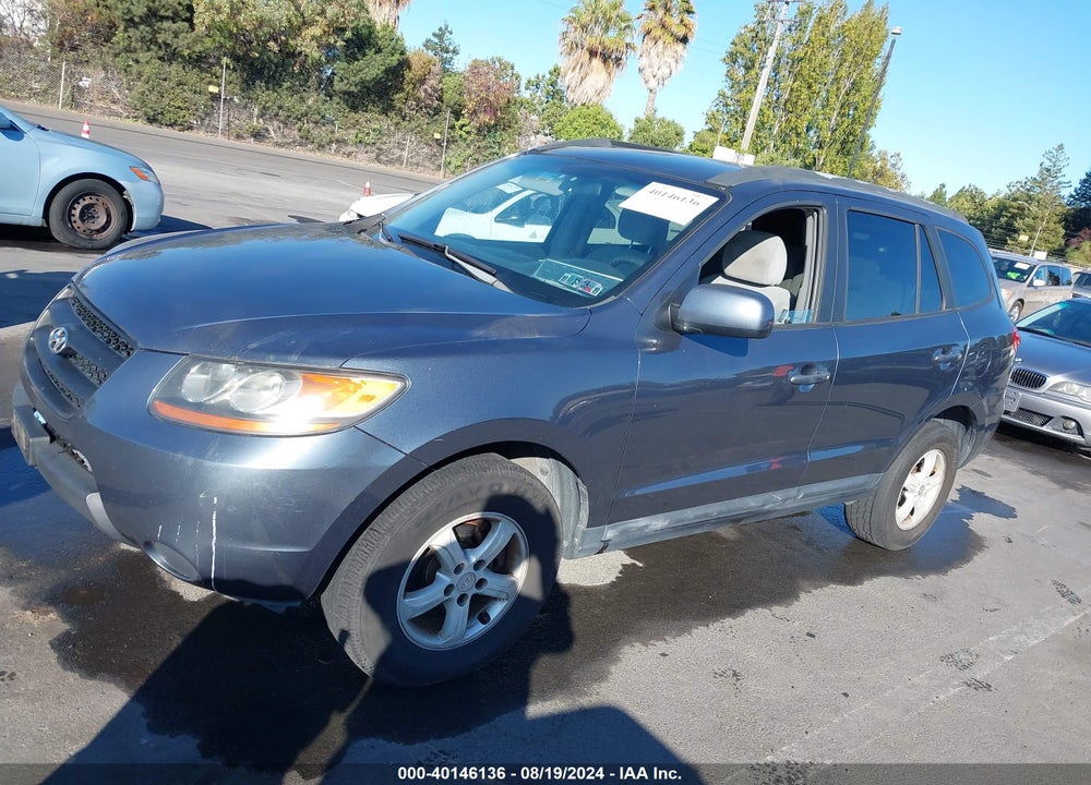 2008 HYUNDAI SANTA FE GLS VIN: 5NMSG73D18H135561