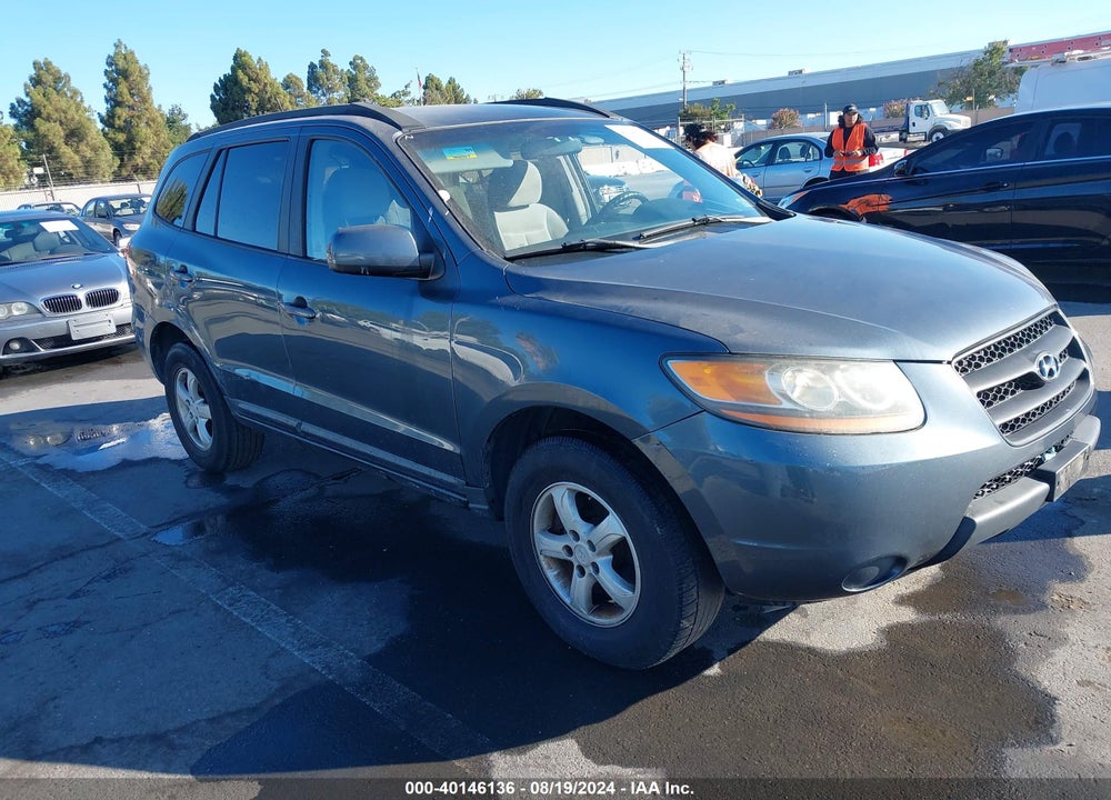 2008 HYUNDAI SANTA FE GLS VIN: 5NMSG73D18H135561