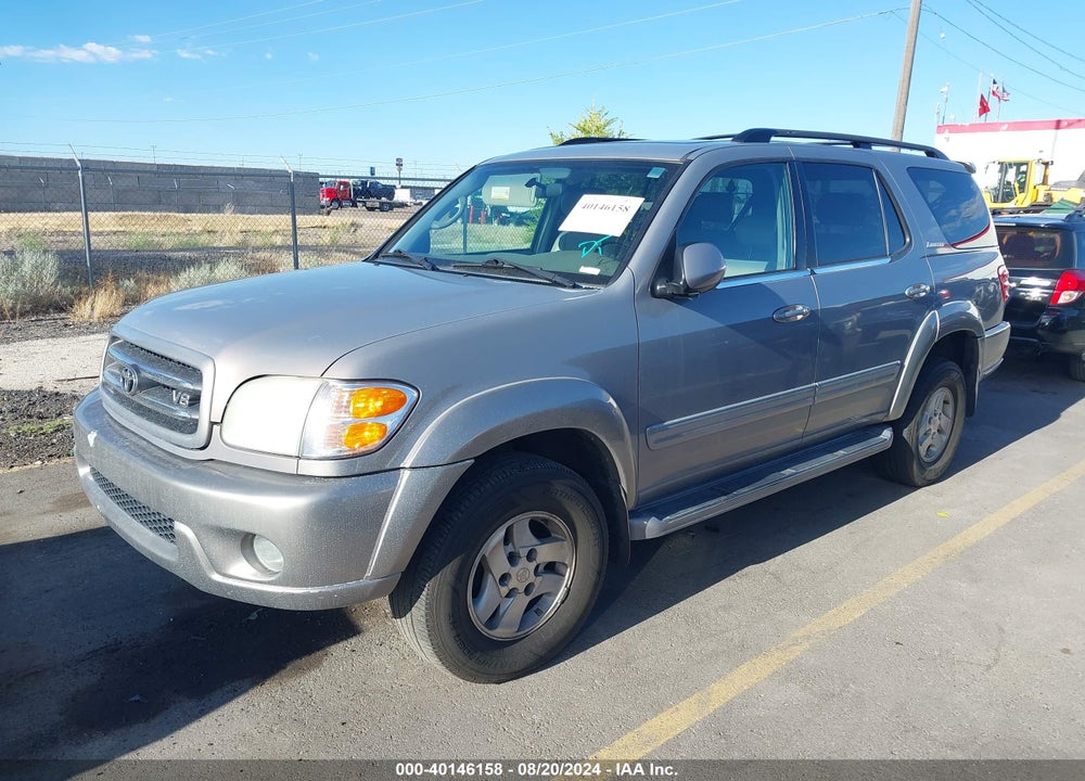 2001 TOYOTA SEQUOIA LIMITED V8 VIN: 5TDBT48A21S047288