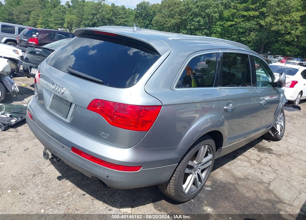 2008 AUDI Q7 3.6 PREMIUM VIN: WA1BY74L98D066379