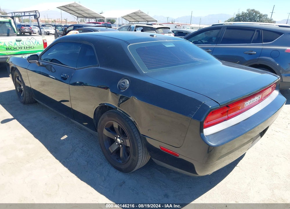 2012 DODGE CHALLENGER SXT VIN: 2C3CDYAG0CH257241