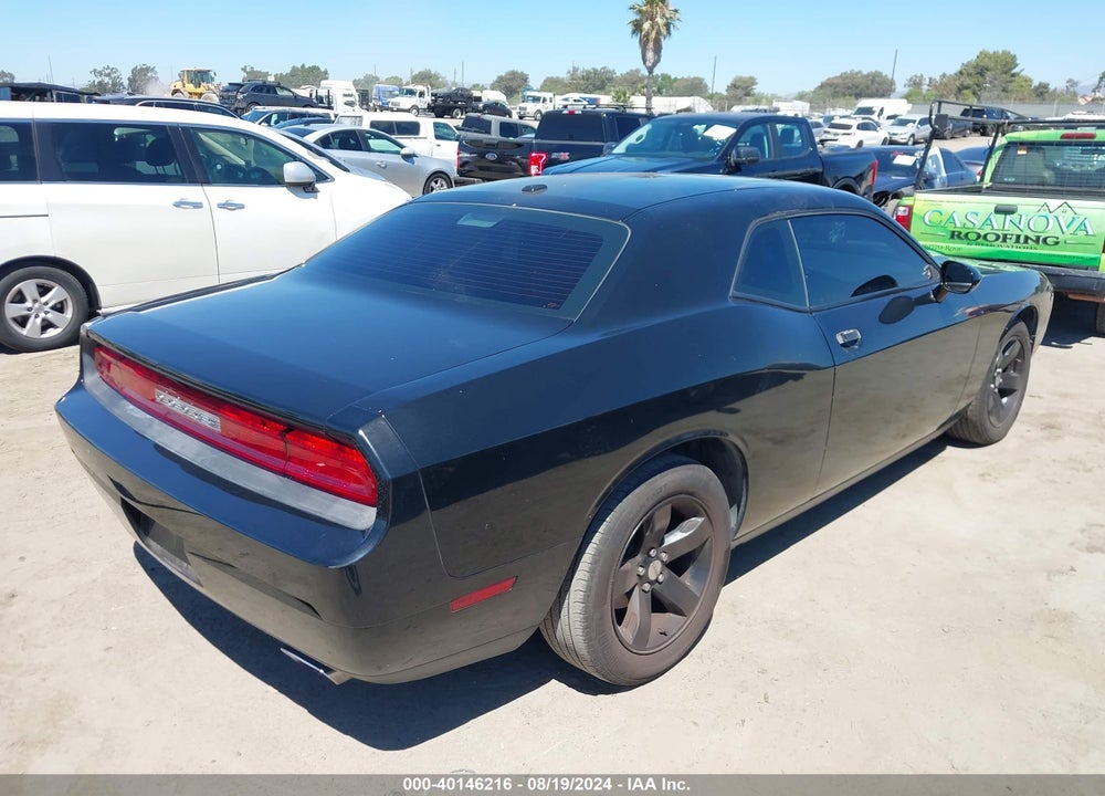 2012 DODGE CHALLENGER SXT VIN: 2C3CDYAG0CH257241