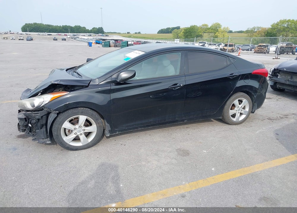 2013 HYUNDAI ELANTRA GLS VIN: KMHDH4AE9DU745433