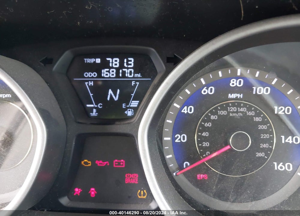 2013 HYUNDAI ELANTRA GLS VIN: KMHDH4AE9DU745433