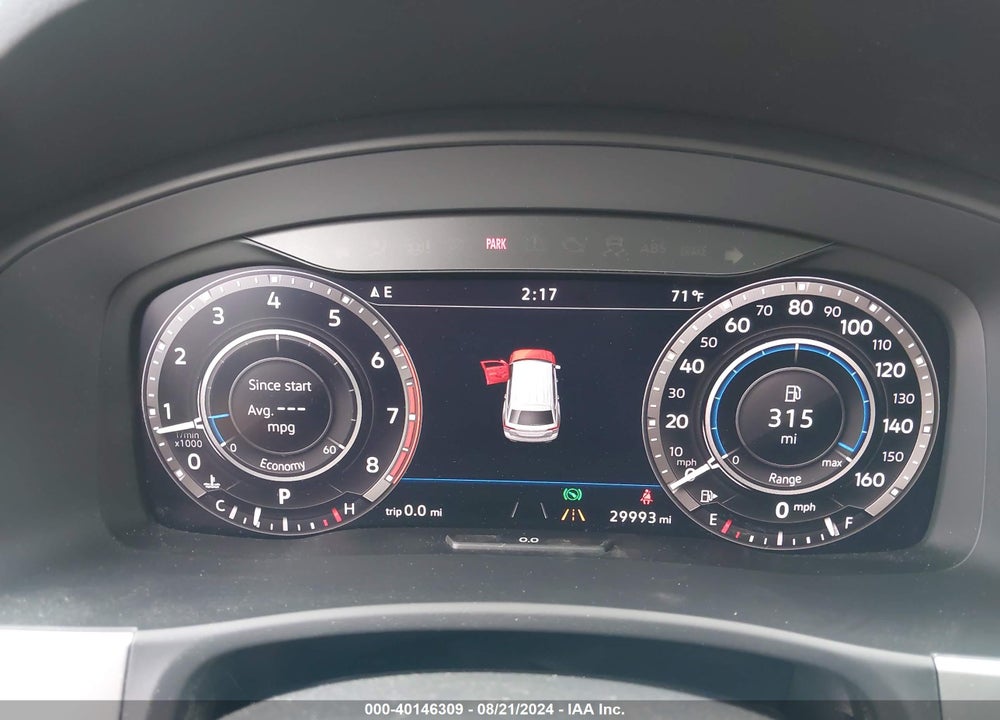 2019 VOLKSWAGEN ATLAS 3.6L V6 SEL VIN: 1V2MR2CAXKC515319