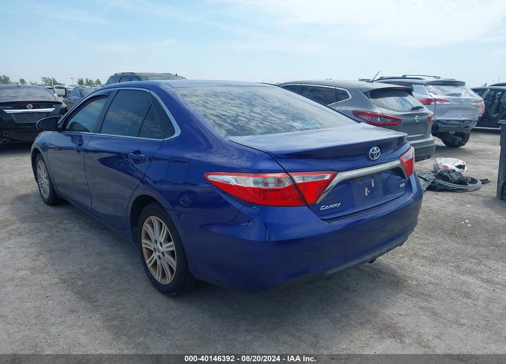 2015 TOYOTA CAMRY SE VIN: 4T1BF1FK4FU939980