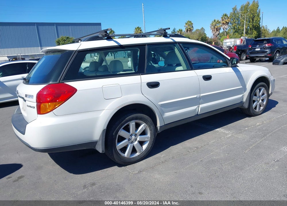 2006 SUBARU OUTBACK 2.5I VIN: 4S4BP61C567353149