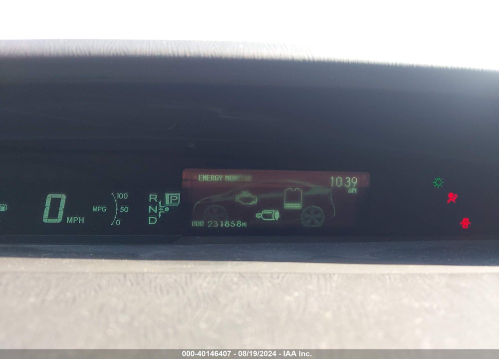 2010 TOYOTA PRIUS V VIN: JTDKN3DU3A0023055
