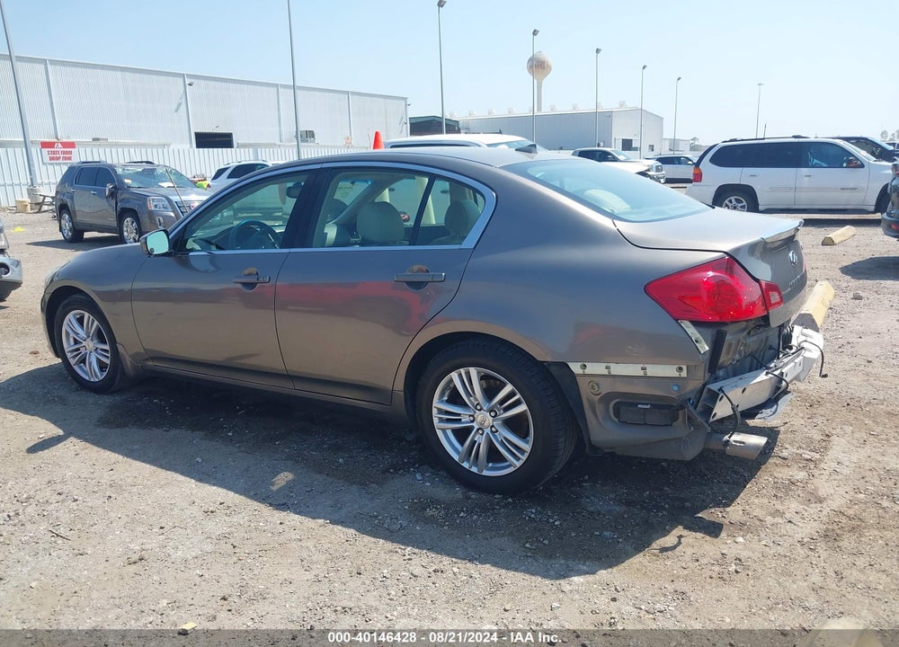 2011 INFINITI G37X VIN: JN1CV6AR5BM410774