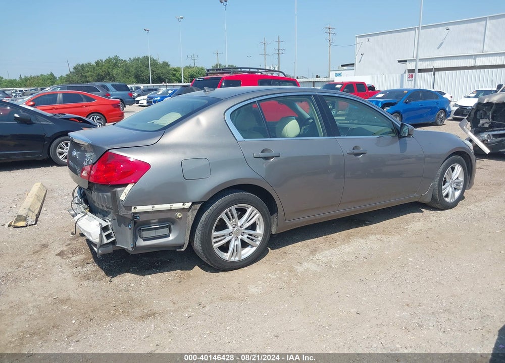 2011 INFINITI G37X VIN: JN1CV6AR5BM410774