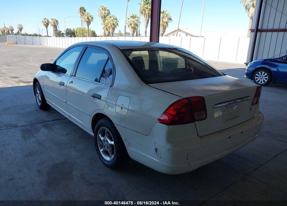 2001 HONDA CIVIC LX VIN: 2HGES16531H613575