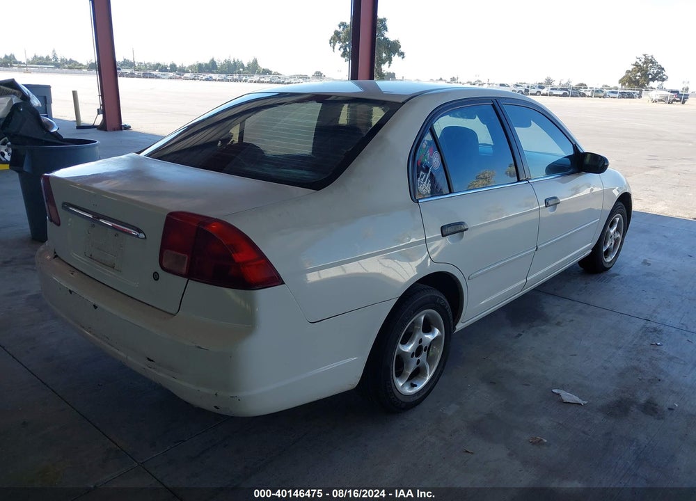 2001 HONDA CIVIC LX VIN: 2HGES16531H613575